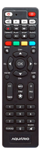 Kit Com 5 Receptor Digital Full Hd Satbox Dth-9000 Aquario Preto