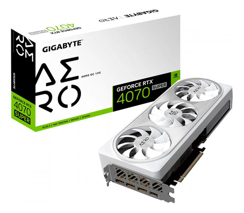 Placa De Vídeo Gigabyte Geforce Rtx 4070 Super Aero Oc 12gb