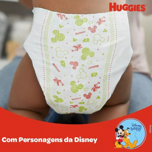 Kit 3 Pacotes M 92uni Fraldas Huggies Disney Tripla Proteção Gênero Sem gênero Tamanho Fralda Huggies Disney Baby Tripla Proteção M 92 Unidades