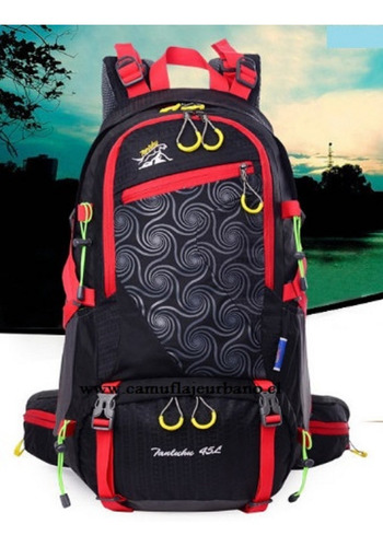 Mochila Trekking Montaña Outdoor 45l Cubre Mochila