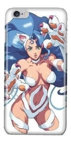 Funda Celular Darkstalkers Felicia Video Juego Gata Pra  0