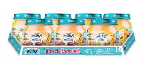 Papilla Heinz Etapa 2 Pack De 7 Pzas De 113 G C/u Ij