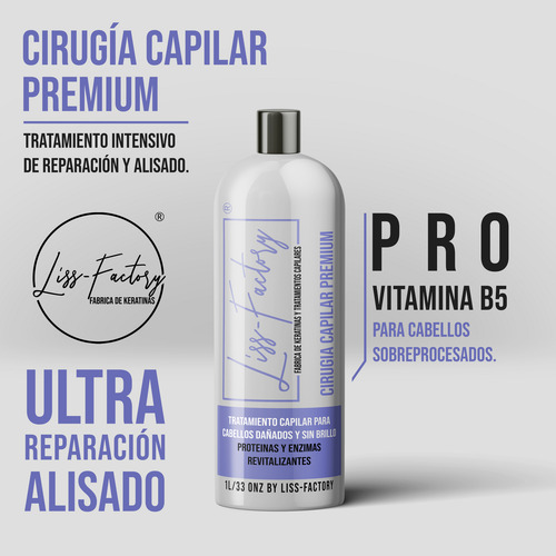 Cirugía Capilar Proteína De Seda Liss-factory/bidón 10lt