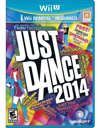 Just Dance 2014 Nintendo Wii U Incluye Manual (Usado)