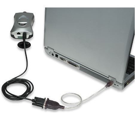 Imagen 3 de 5 de Cable Adaptador Usb A Serial Rs232 Db9 Manhattan