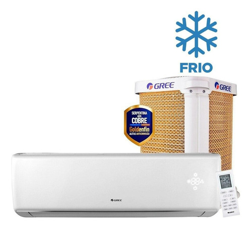Ar Condicionado Split Gree Eco Garden, Frio, 18.000 Btus