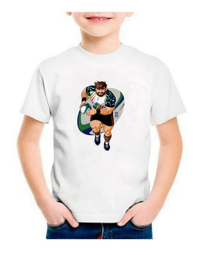 Polera De Niño Sublimada Adam Likes To Play Rugby