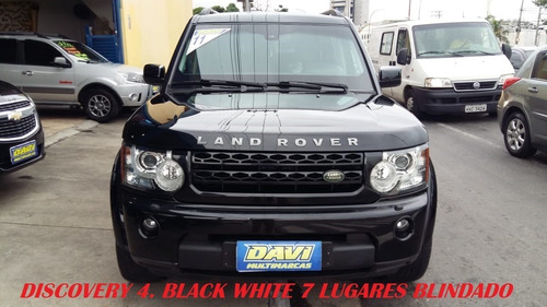 Land Rover Discovery 4 Black White Blindado