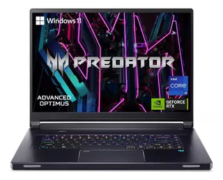 Laptop Acer Predator Triton 17x I9-13900hx 64gb Ram, 2tb Ssd
