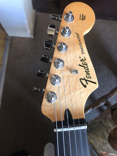 Fender Stratatocaster Mim White Blanco Diestro Palo Rosa Rosewood