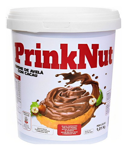 Creme De Avelã Prinknut A Melhor  Nutella  3 Kg Sem Frete