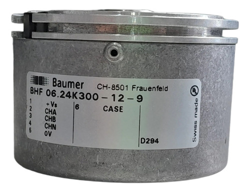 Encolder Rotativo Óptico 10-30 Vcc Baumer Bhf 06.24k300-12-9