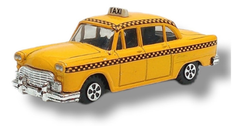 Sacapuntas Metálico A Color De Colección Taxi New York.