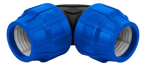 Codo Compresion Hdpe 50mm Plansa Polietileno Manguera