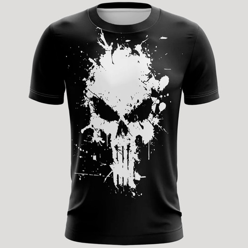 Playera Sublimada Infantil  Punisher Logo