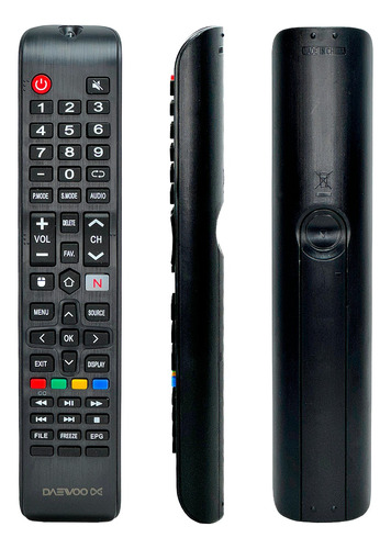 Control Remoto Daewoo Smart Tv Rc-801ba Netflix + Funda Pila