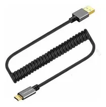 Comprar Usb Espiral 0.56ft 4ft 2.0 Micro Dato Para Telefono Android
