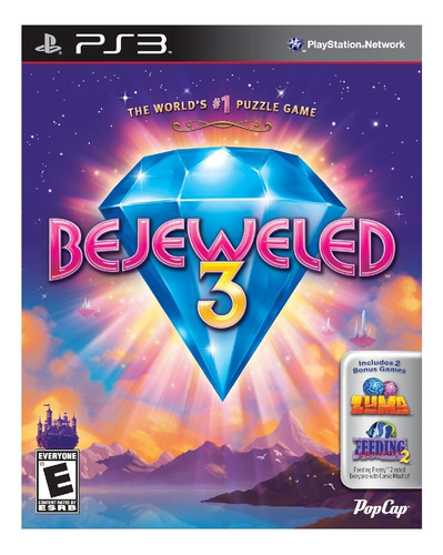 Jogo Mídia Física Bejewelded 3 Puzzle Original Playstation 3