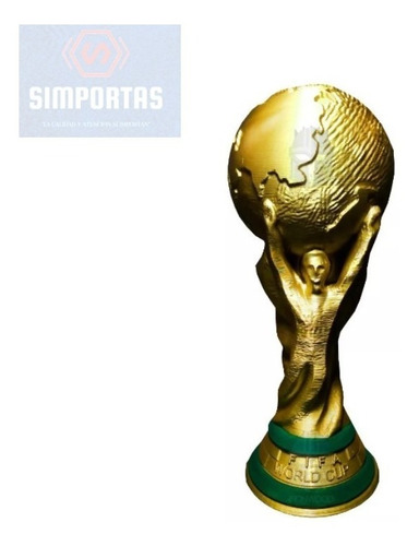 Copa Del Mundo Trofeo Real 37 Cm 3d Made In Argentina 