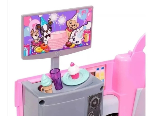 Barbie Limosina Con Hermanas 4 Muñecas