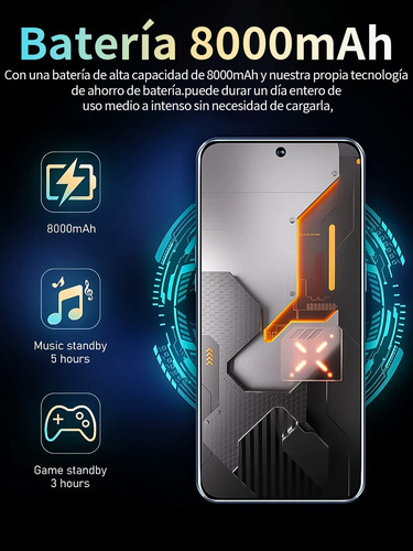 Gt 20 Pro Dual Sim 2025 Más Populares Smartphone Ram 16+512gb 7.3 Pulgadas Android 14 Batería De Larga Duración Phone Con Gps Últimas Ofertas Celular Negro