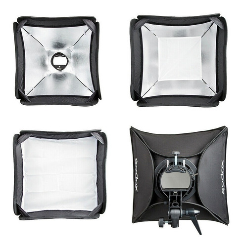 Softbox Godox 40x40cm Para Flash Speedlite Montura Bowens
