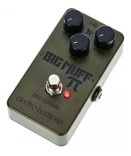 Pedal Electro-harmonix Green Russian Big Muff + Cable Interp