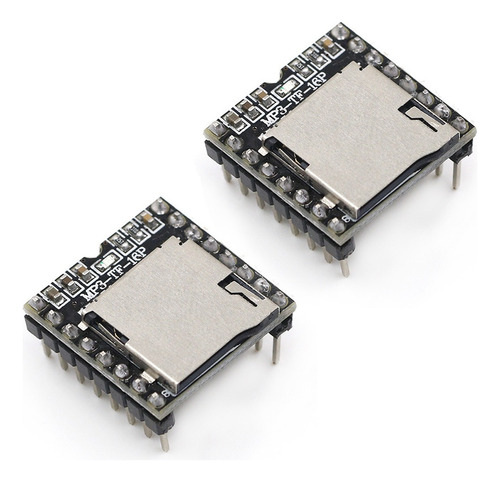2pcs Mini Modulo Reproductor Mp3 Dfplayer Micro Sd Arduino