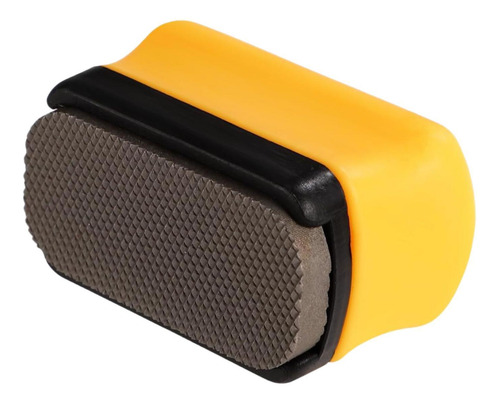 Mini Lima Desbarbadora Ajustable Práctica De Mano Amarillo