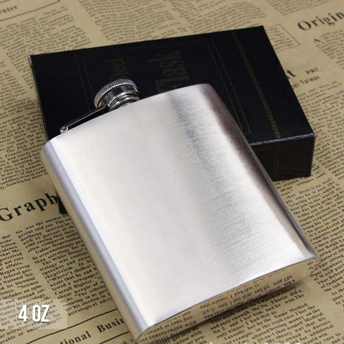 Licorera Whiskera Cantimplora Acero Inoxidable 4 Oz Lw03-ehs