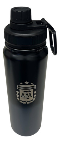Botella Térmica Acero Inoxidable Frío/calor Grabado Laser Negro