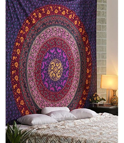 Tapiz India Mandala Hippie Hippy Para Colgar En La Pared De