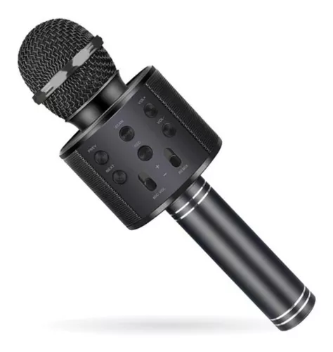 Micrófono Parlante Inalámbrico Bluetooth Karaoke Ws-858 New