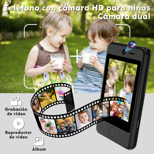 Teléfono Móvil Para Niños Teléfono Llamada 2g Inteligente Para Niños Con Ranura Para Tarjeta Sim, Equipado Con Cpu Mtk6262d Y Lente Cmos Admite Tarjeta Tf Children Smartphone Móvil Para Llamadas Niño