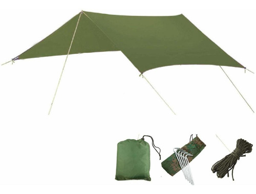 Triwonder Hamaca Lona Impermeable Para Camping Tienda Tela