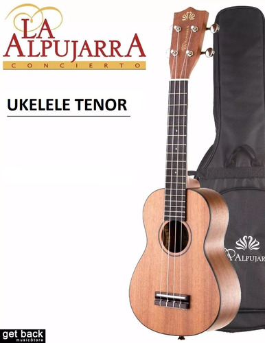 Ukelele Tenor La Alpujarra Cuerdas Aquila Con Funda