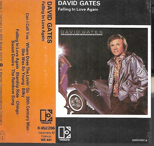 David Gates Album Falling In Love Again Cassette Importado