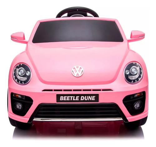 Auto a bateria Mini Carro Elétrico Volkswagen Bw274 Color Rosa 12v