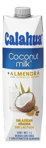 Nuevo Líquido De Coco Calahua Coconut Milk Más Almendra