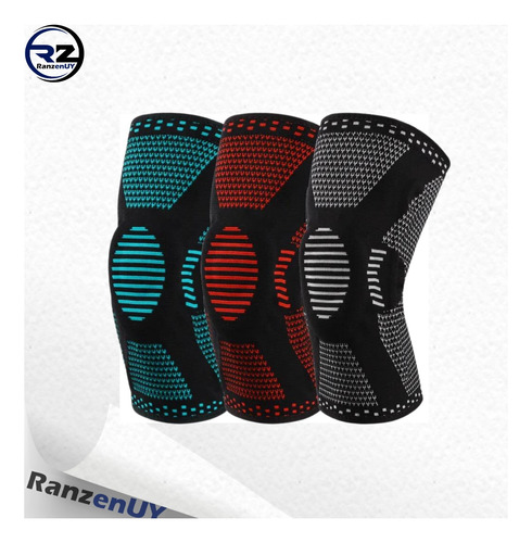 Imagen 2 de 10 de Rodillera Elástica Deportiva Comprensión, Varillas Laterales