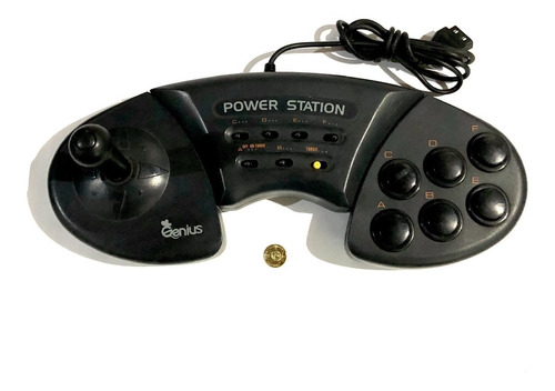 Arcade Stick Genius Power Station Pc Retro 15-pin Port Joy