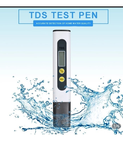 Probador De Agua Tds Digital Portátil, Ppm