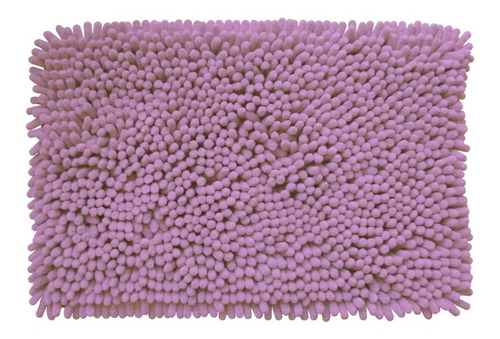 Imagen 2 de 8 de Alfombra De Baño Antideslizante Rectangular Shaggy Lisa