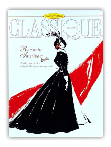 Barbie Classique Collection Romantic Interlude Black 1996