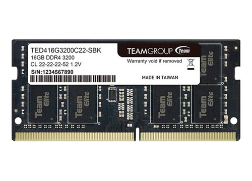 Memoria Sodimm Teamgroup Elite 16gb 3200mhz 1.2v Cl22