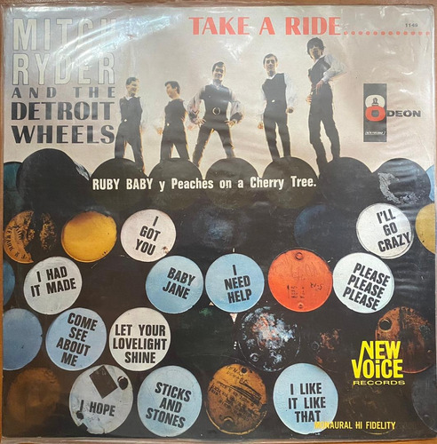 Disco Lp - Mitch Ryder & The Detroit Wheels / Take A Ride...