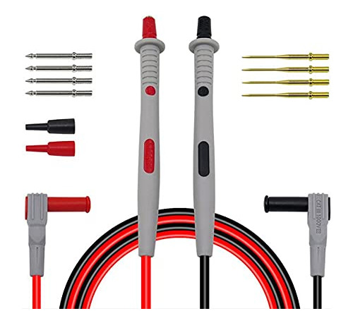 Jgo Cables De Prueba De Punto Duro Para Fluke Conector Banan