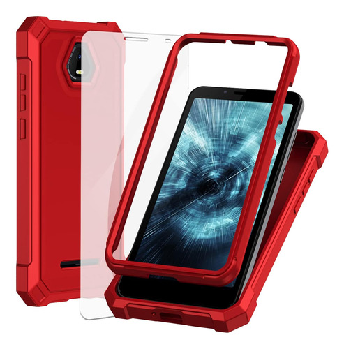 Ailiber Funda P/ Schok Volt Sv55 Anti Golpes Tpu Doble Capa