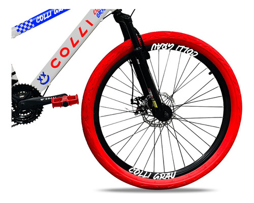 Bicicleta Colli Grau - Suspensão - Aro 26 - Disco - 21v Cor Bicolor Tamanho Do Quadro 13.5
