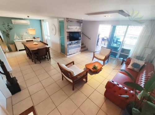 Cobertura Com 4 Dormitórios À Venda, 194 M² Por R$ 1.200.000,00 - Porto Das Dunas - Aquiraz/ce - Co0001